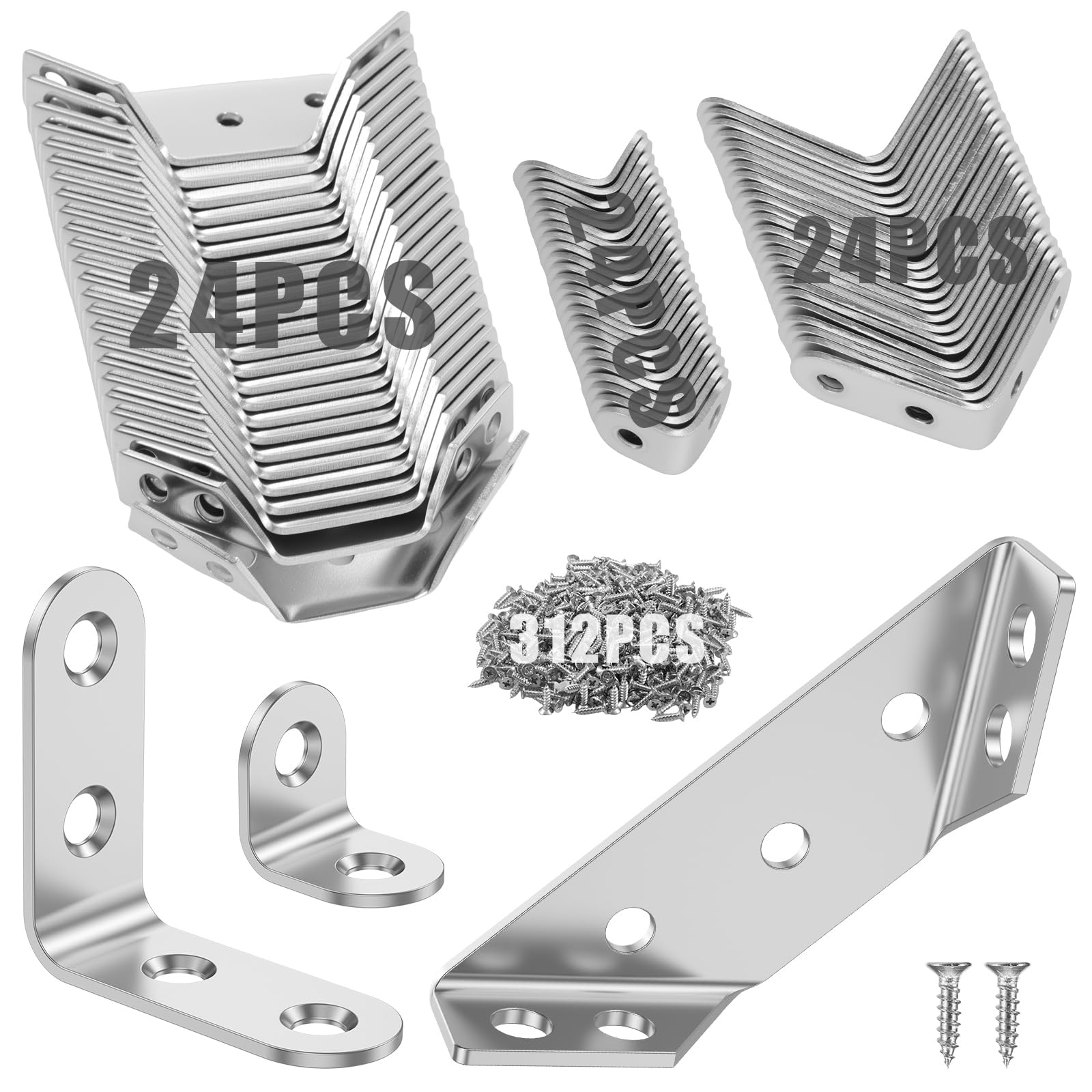 Supports d'angle universels en métal pour aménager et réparer les tiroirs de cuisine