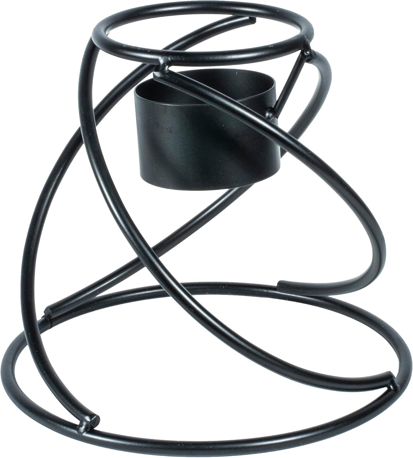 Echo Valley 9128 Helix Globe Stand, 8-Inch, Black, Small