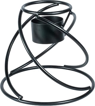 Echo Valley 9128 Helix Globe Stand, 8-Inch, Black, Small
