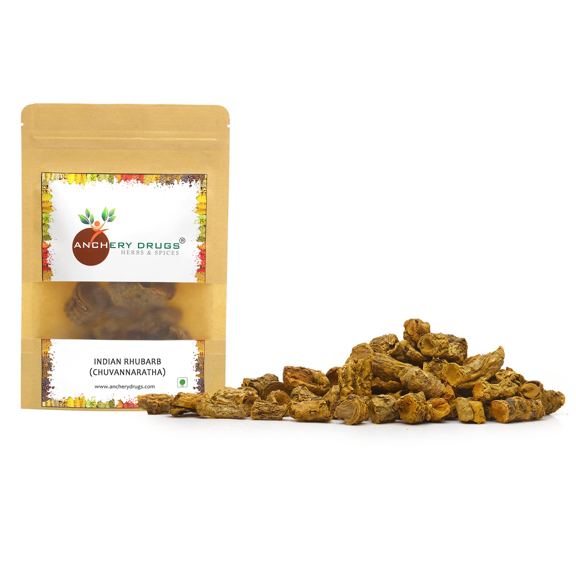 Anchery Drugs Chuvannratha | Lesser Galangal Root | Kulanjan Alpina Galanga | Aromatic Dried Spice for Masala, Curries & Traditional Herbal Use (100g)