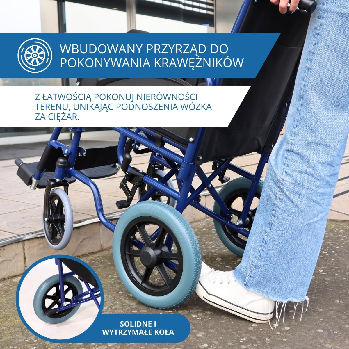 Wózek inwalidzki | VIP | składane | Wyjmowane podłokietniki i podnóżek | Maestranza | Mobiclinic