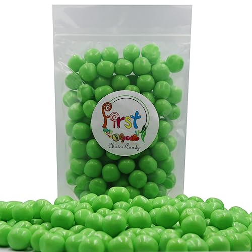 Miniatura 2 de Bolas de caramelo de frutas ácidas masticables (sandía verde claro, 2 libras)