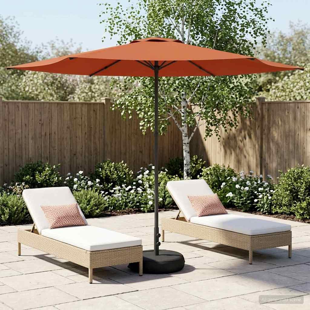 Prostokątny parasol przeciwsłoneczny 300 x 300 cm poliester z podstawą