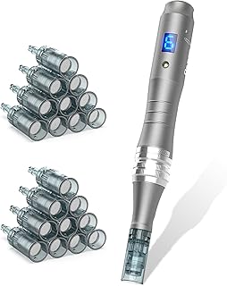 Microneeding Derma Roller Pen |Micro Needle Roller Pen for Home Use Microneedle Roller Pen for Women Men Tools