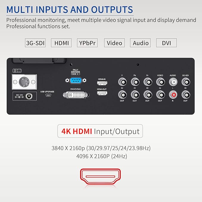 Monitor Rack Mount 17.3" Full HD IPS con múltiples entradas miniatura 5