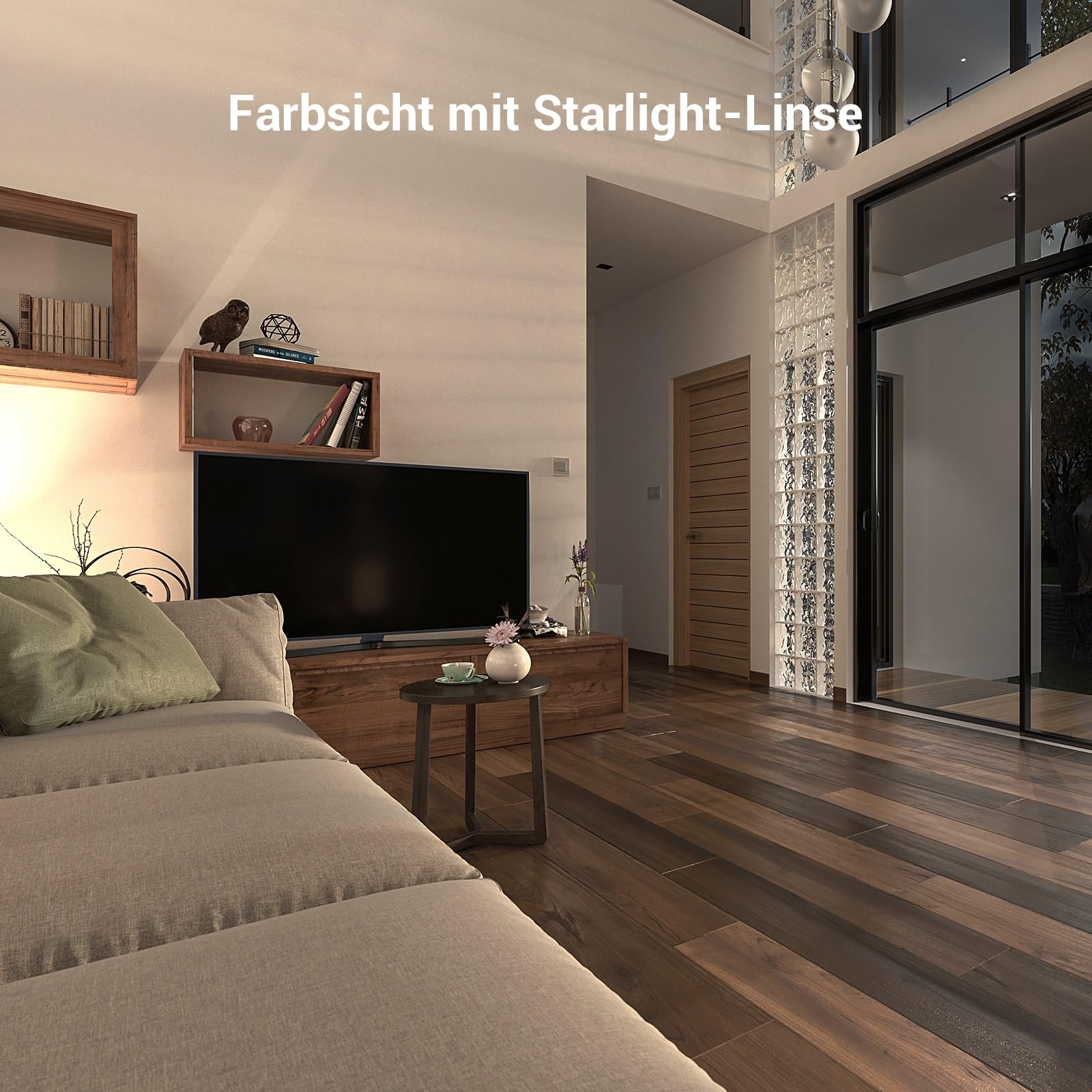 EZVIZ 2K WLAN Überwachungskamera Innen, 360° WLAN Kamera mit Personenerkennung, Auto Tracking und Starlight Farbnachtsicht, Haustierkamera mit APP und 2-Wege-Audio, Alexa, C6c 3MP