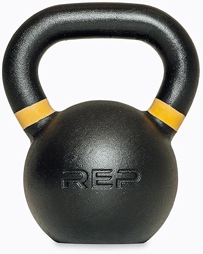 Miniatura 9 de REP Fitness - Pesas rusas individuales de 5 a 50 libras, rango de peso, hierro fundido, entrenamiento de fuerza, equipo de entrenamiento de