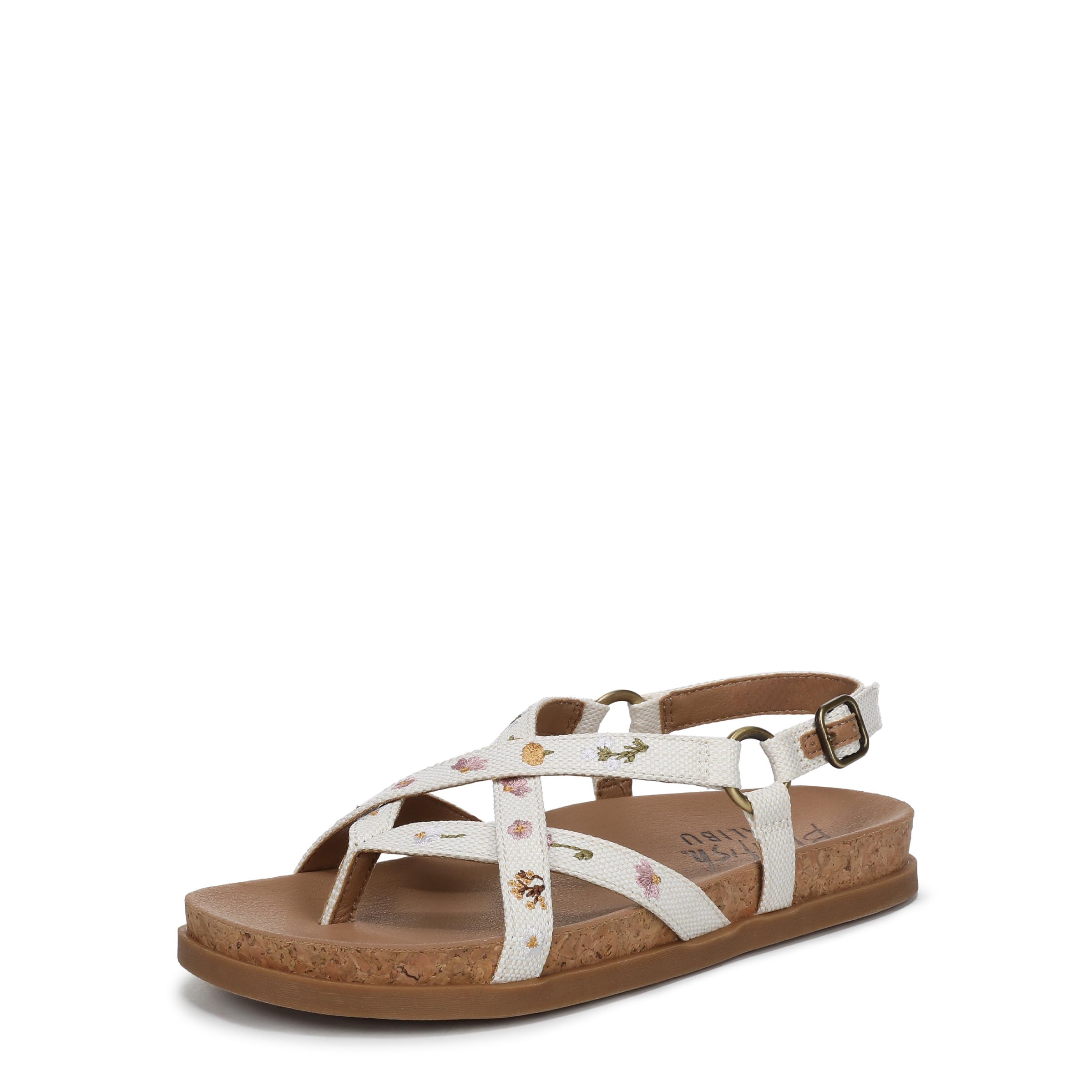 Blowfish Malibu Women's Luster 3 Strappy Sandal in Cream | Size: 5