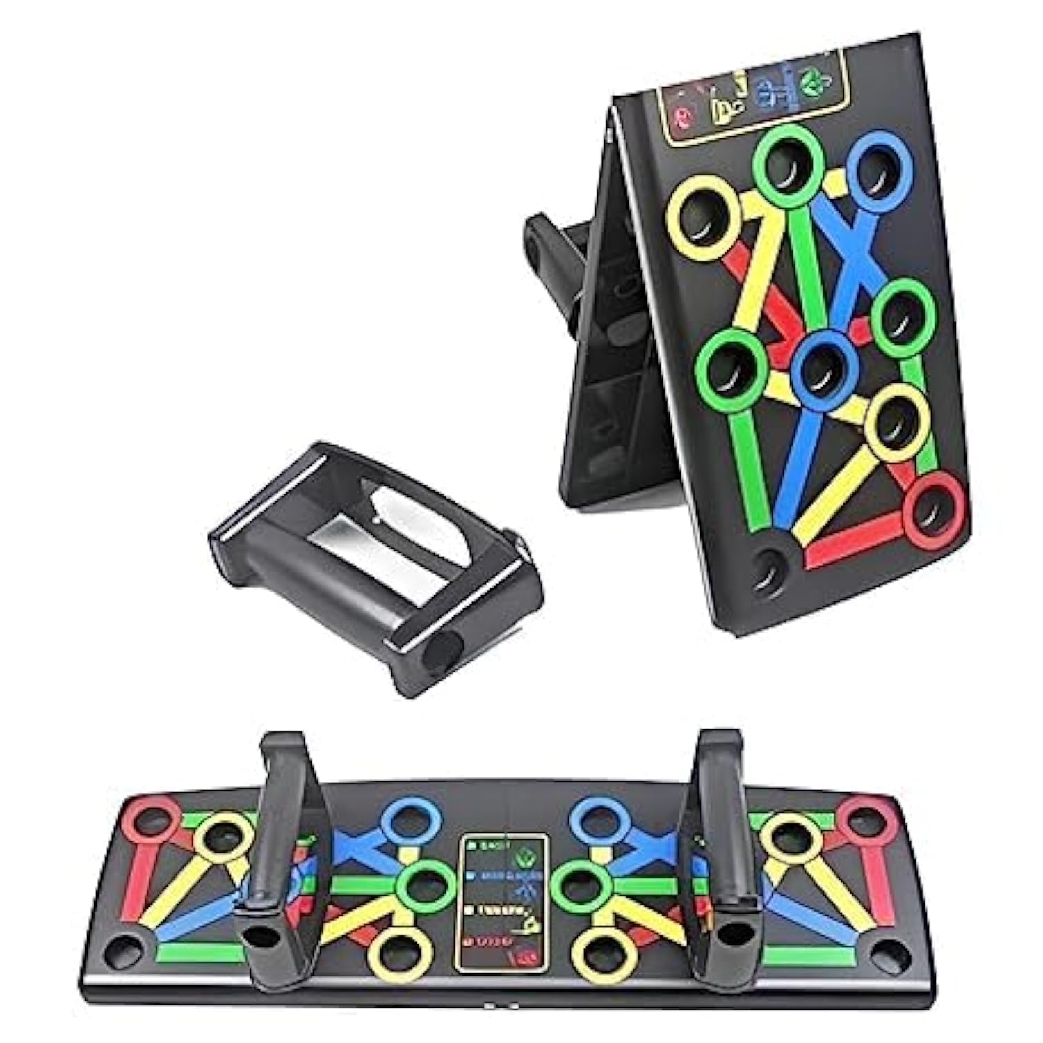 Body Maxx Push Up Board System Multi-Function Foldable 16 in 1 Push Up rack Excersice equipment for Chest, Muscle board And Body building-image-20