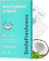 Tiras de clareamento dental, tratamentos de 14 dias clinicamente comprovados para clareamento dental visível e acessível, clareamento de cuidados com o esmalte, fórmula de sensibilidade