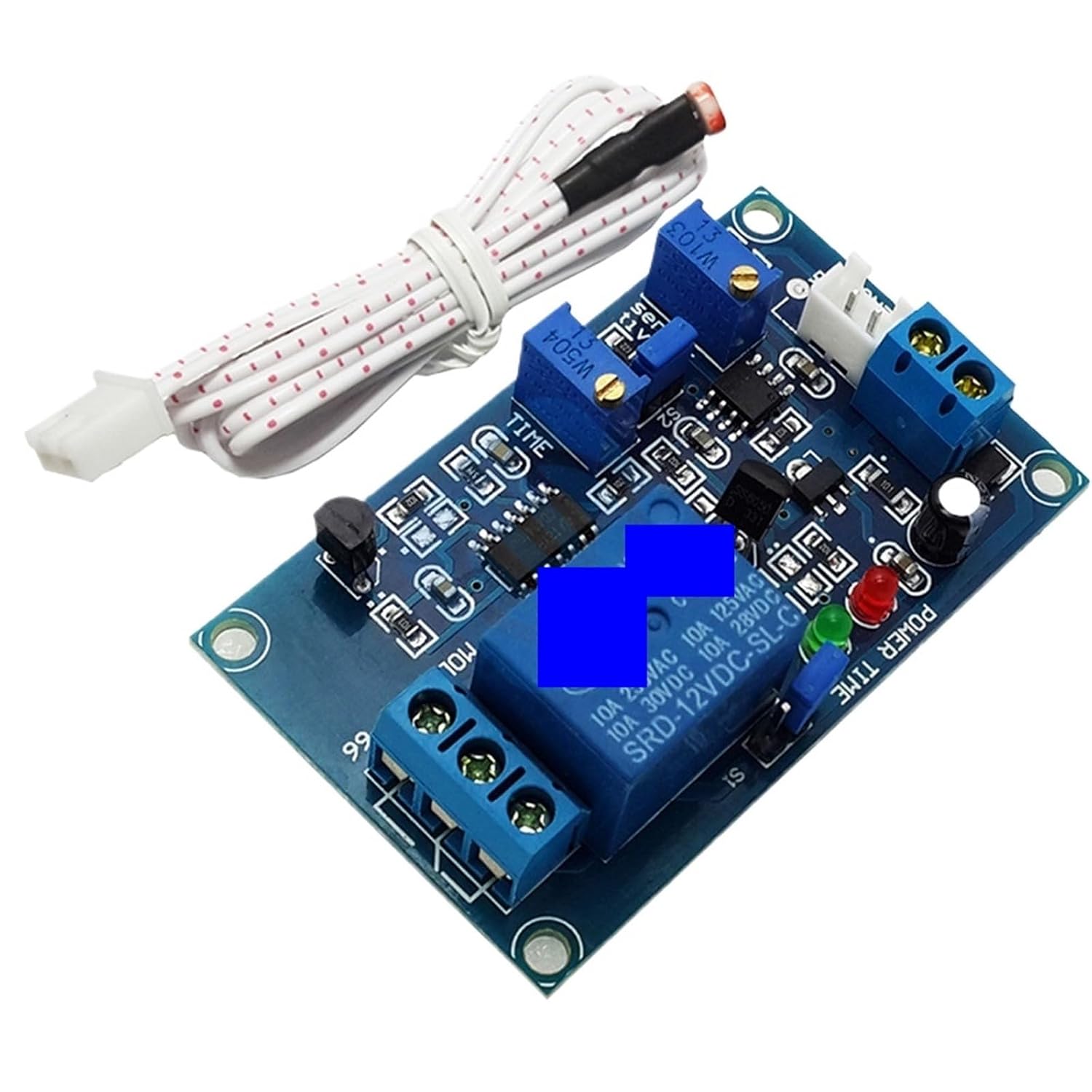 DC 12V Photoresistor Relay Module Board Light Brightness Sensor Timer Detection Controller Switch On/Off with Wires for Car