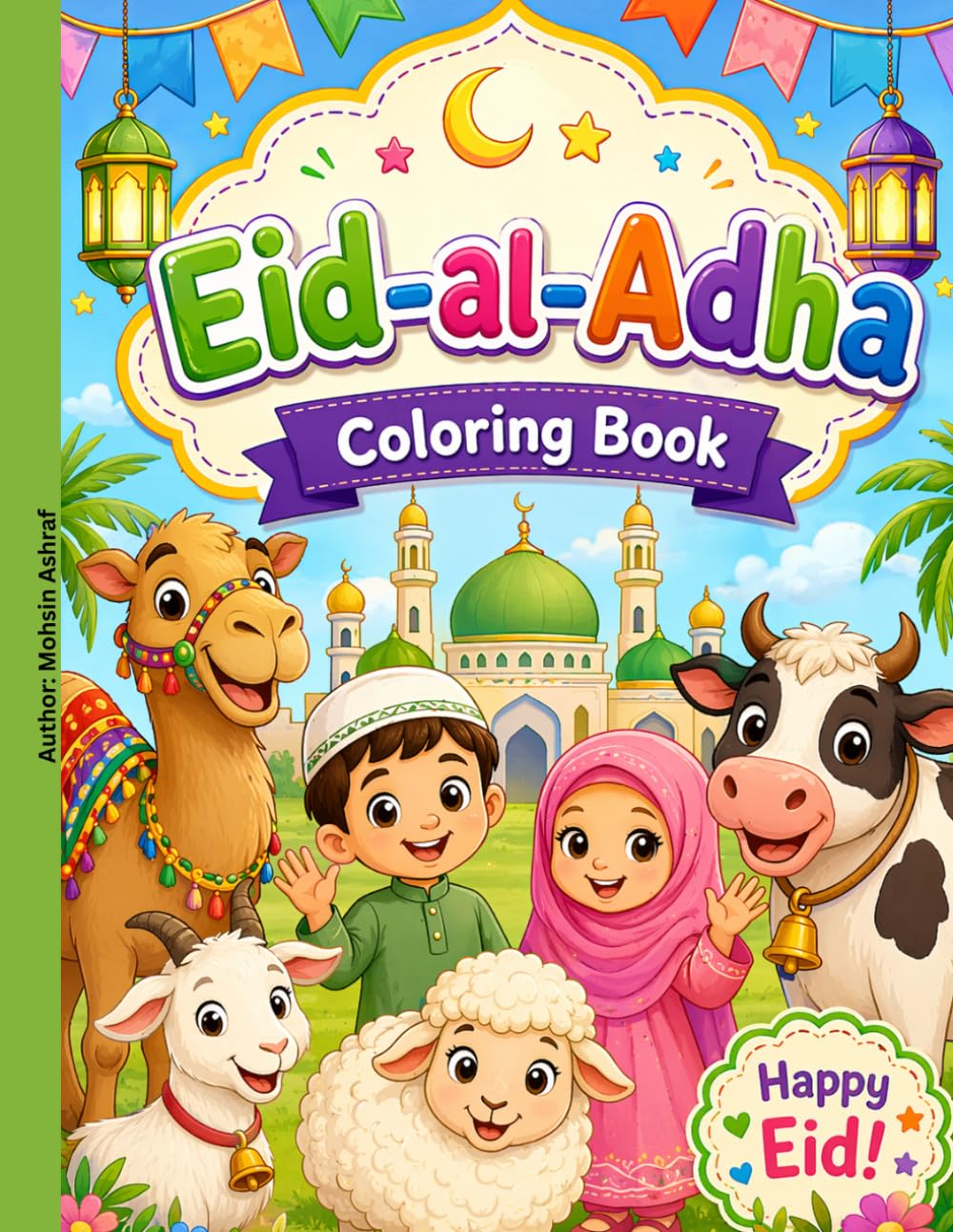 Eid-al-Adha Coloring Book: Make your child learn about Eid-al-Adha