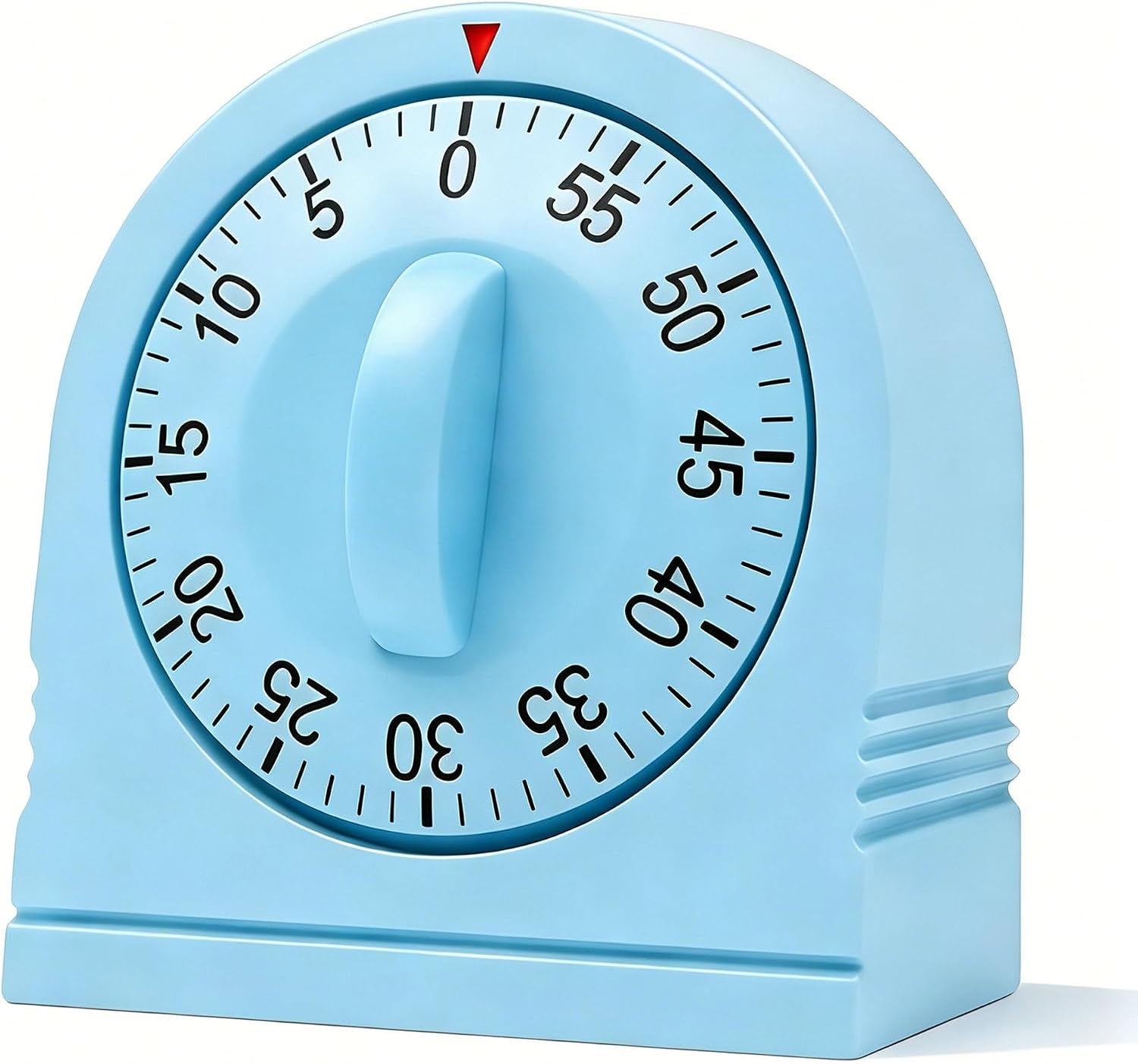 60 Minutes Wind Up Kitchen Timer, Mechanical Visual Timer with Loud Alarm, Manual Countdown Timers for Cooking, Home, Study and Sports (Blue)