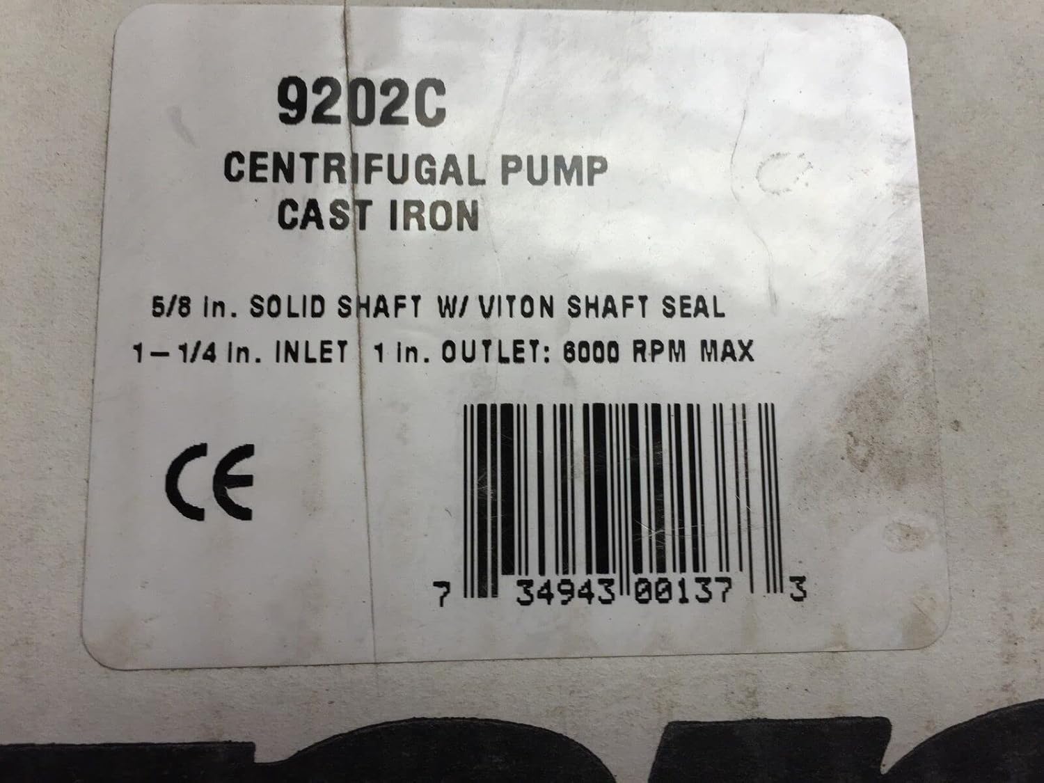 Hypro 9202C Cast Iron Pedestal Mount Pump (9202C)