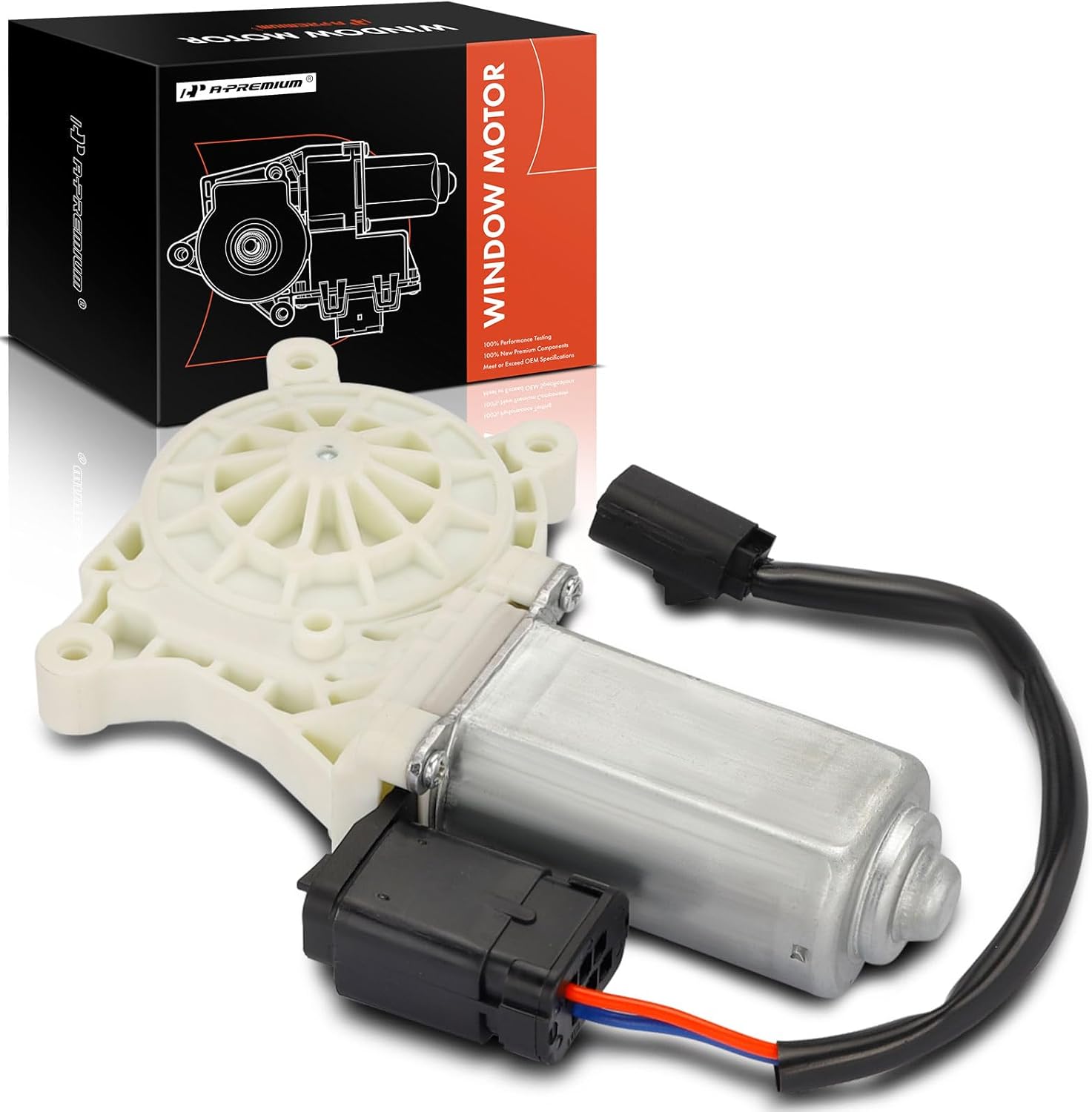 A-Premium Power Window Lift Motor Compatible with Dodge Charger 2006-2010, Magnum 2005-2008 & Chrysler 300 2005-2010, Front Right Passenger Side, Replace# 5065470AF