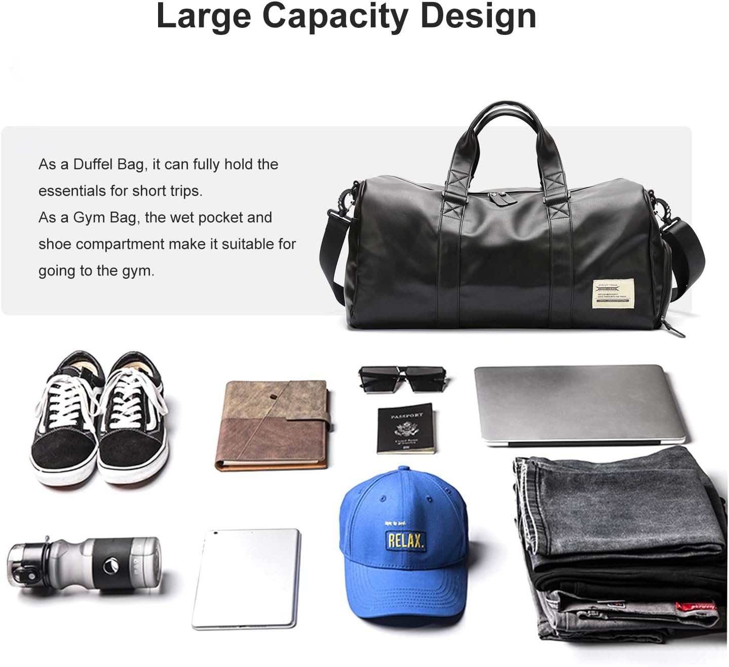 Sports Gym Tote Bag for Men Women Travel Duffel Philippines Ubuy