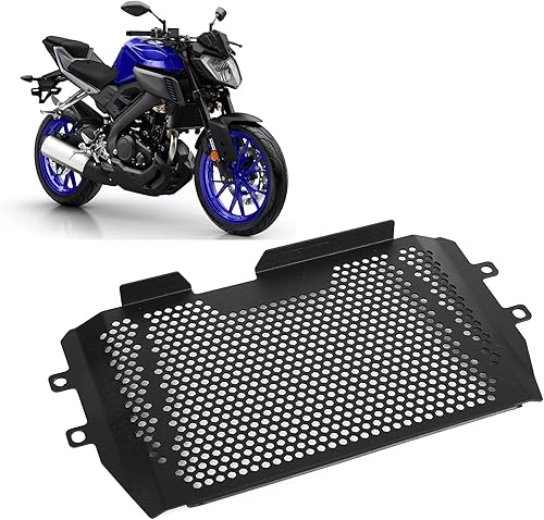 Miniatura 2 de Cubierta protectora de rejilla de radiador de motocicleta, protector de radiador de aluminio para motocicleta, repuesto para Yamaha MT‑03 MT25 FZ03