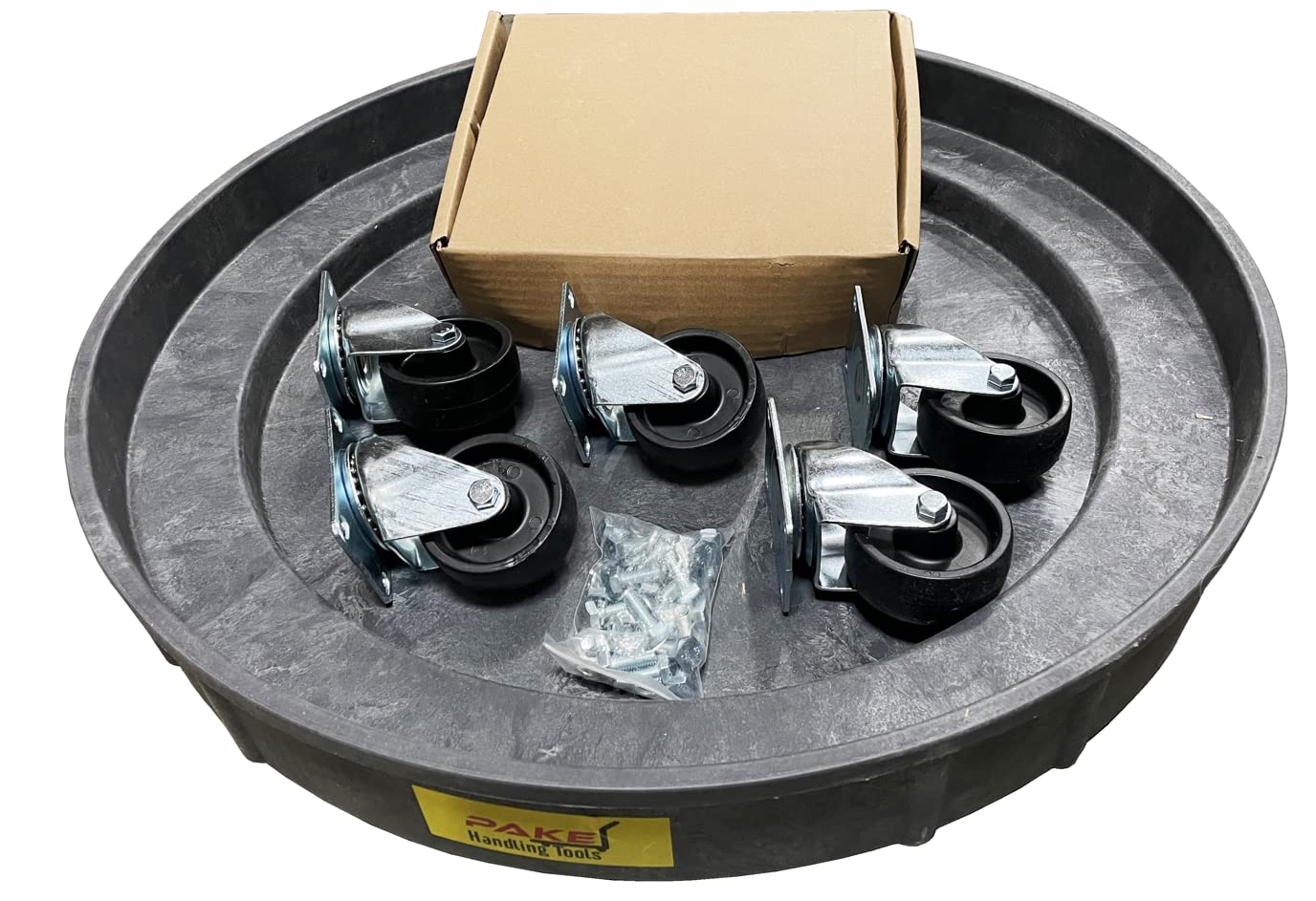 Exclusive Discount 🔥 Pake Handling Tools 30 Gallon and 55 Gallon Drum Dolly - Durable Heavy Duty Plastic Drum Cart, 900 lb. Capacity, 5 Swivel Casters Best Deal Pake Handling Tools 30 Gallon and 55 Gallon Drum Dolly - Durable Heavy Duty Plastic Drum Cart, 900 lb. Capacity, 5 Swivel Casters