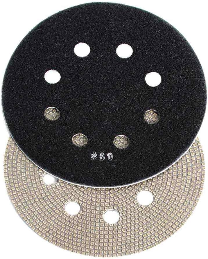 BRTD660 60 Grit 6" Thin Electroplated Dry Pad for Orbital Sanders