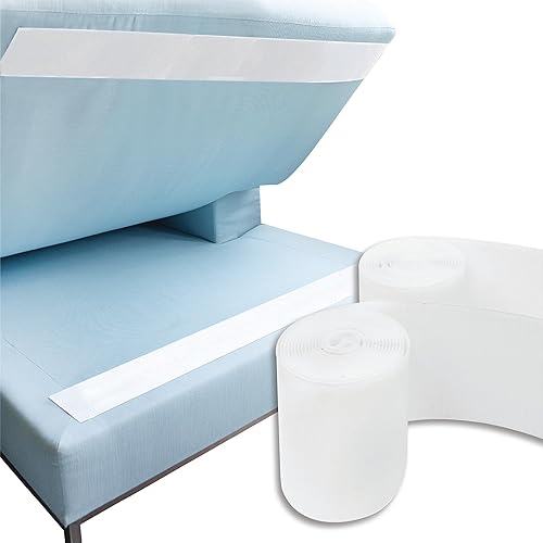 Miniatura 10 de ECOHomes Tiras resistentes para cojines de sofá de 4 pulgadas x 20 pies evitan que los cojines de sofá se deslicen. Rollo de cinta adhesiva de