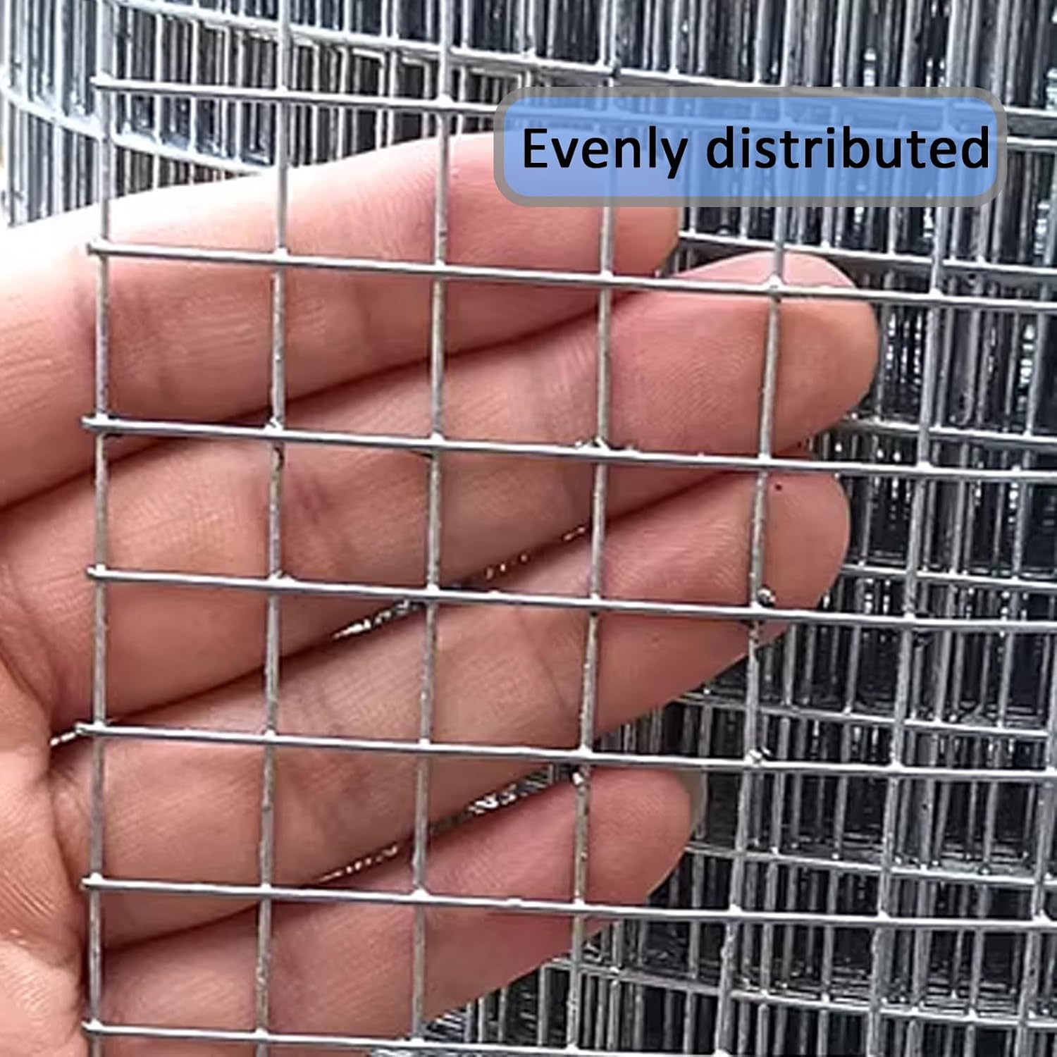 JKGHK 1/2'' Stainless Steel Hardware Cloth, Welded Chicken Wire Fence, Woven Chicken Wire Fencing, Poultry Netting Fence Mesh Roll, Chicken Coop Wire Mesh Easy to Cut(1mx1m(39inx3.2ft))