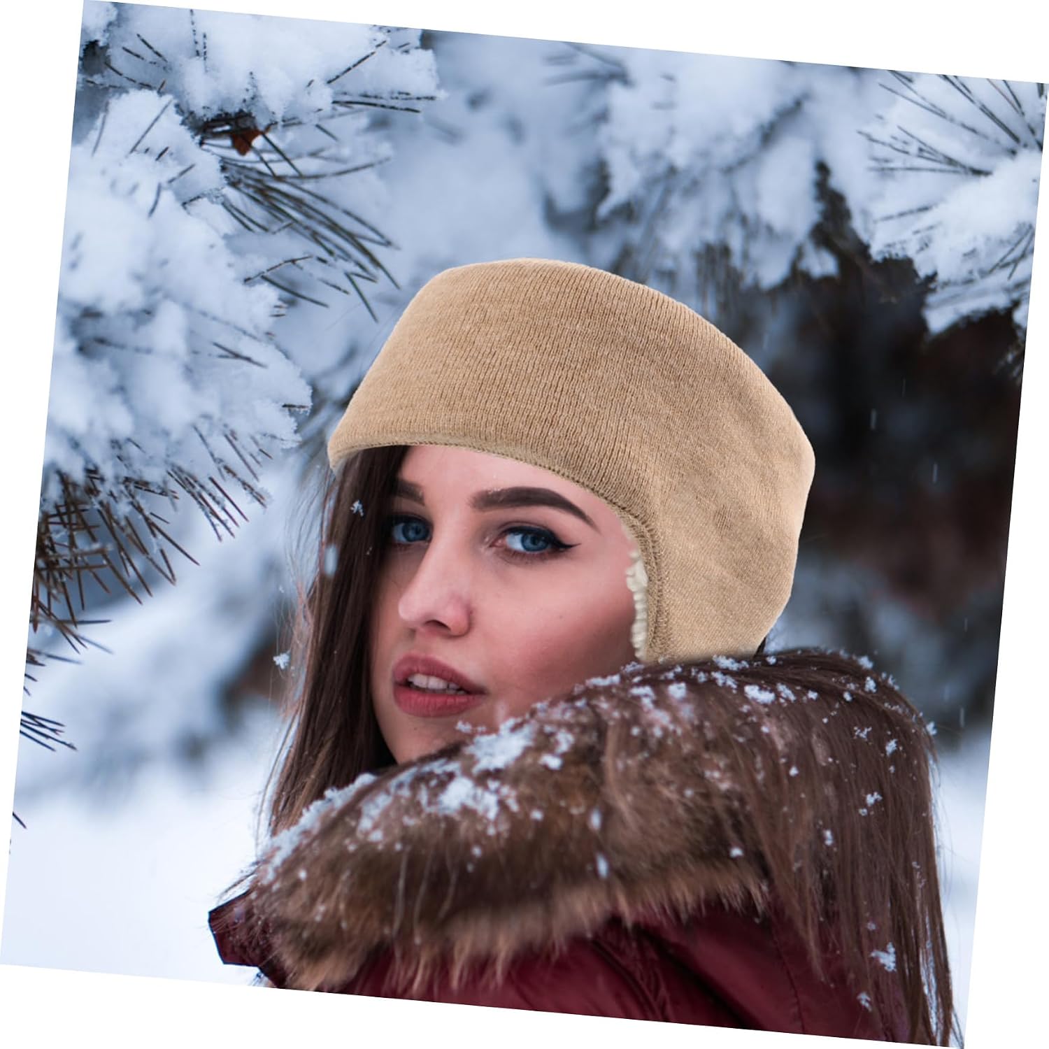 Noise Insulation Earmuff Headband for Men Women Comfortable Noise Reduction Sleeping Ear Muff Windproof Ear Warmer for Cold Weather and Soft Material One