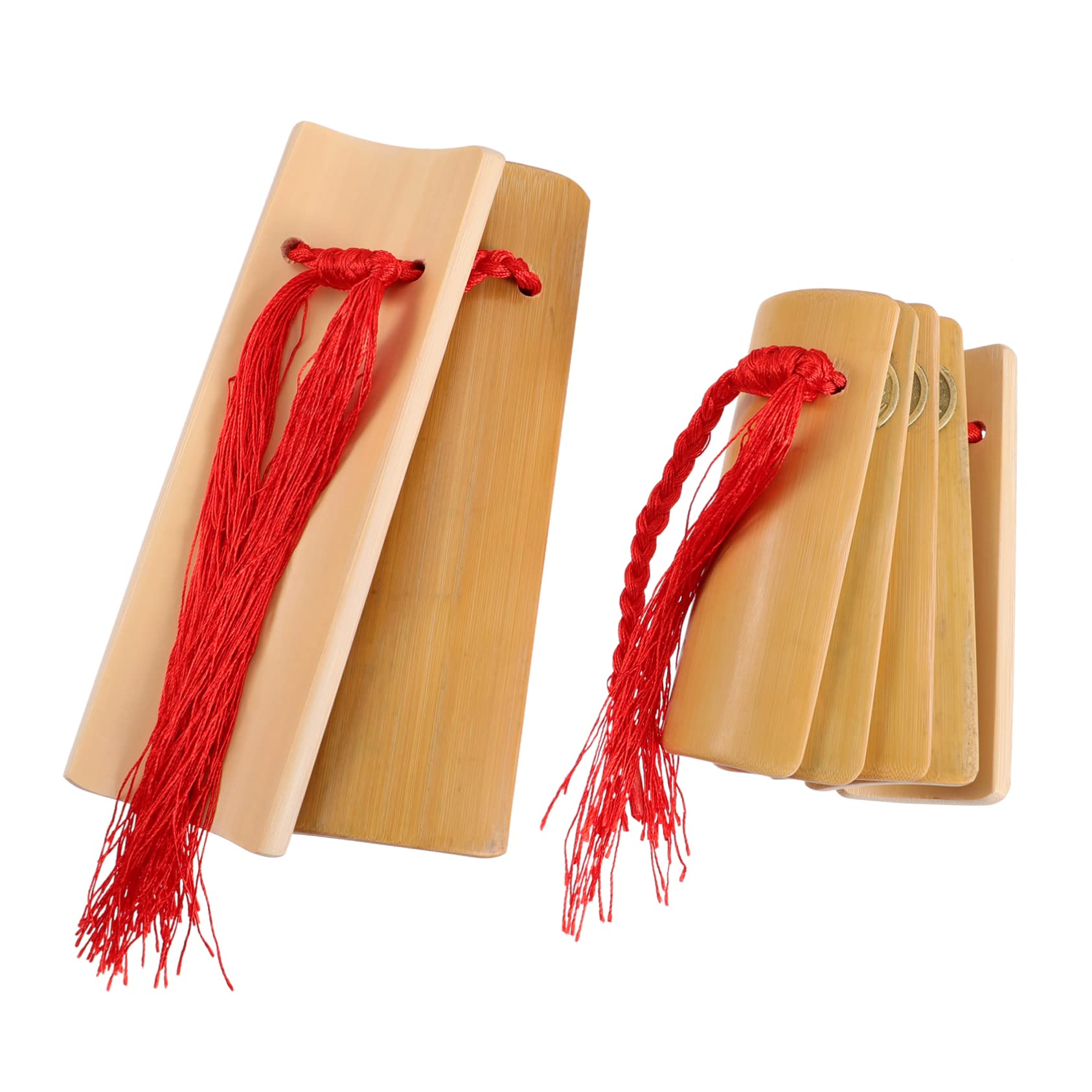 HEMOTON Castanets Japanese Instruments for Traditional Kuaiban Performances and Music Lovers