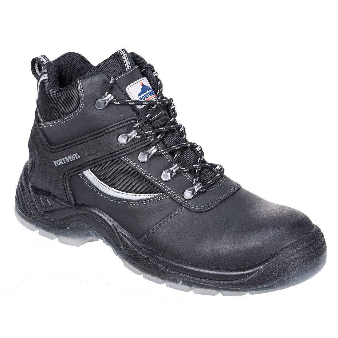Portwest FW69 Steelite Mustang Safety Boot S3 Black, 44