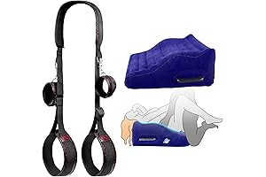 Pillow Back Inflatable Sex Toy with Bondage Kit