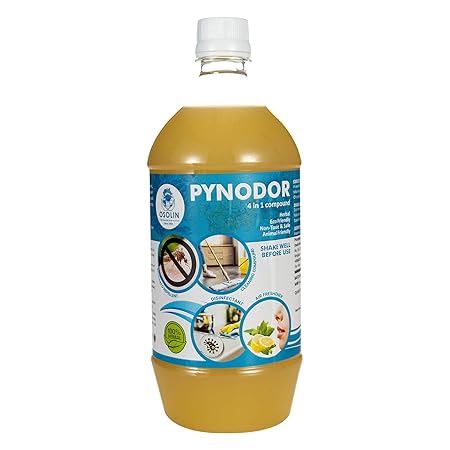 Osolin Pynodor - 4 in 1 Herbal Compound | Mosquito Repellent | Disinfectant | Cleaning Compound | Air Freshener | 1 Ltr