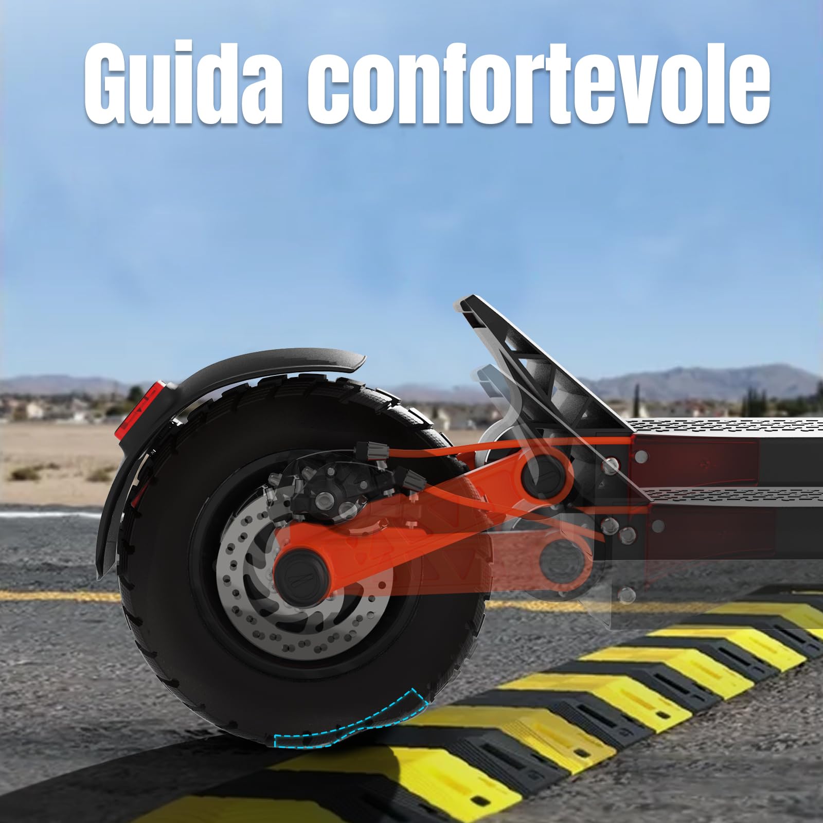 JOYOR S5-Z monopattino elettrico adulto, 48V13AH,Resistenza fino a 55-60KM Carico Massimo 150 kg, Pneumatici Da 10 Pollici, Uno Scooter Elettrico Pieghevole è Con indicatori di direzione