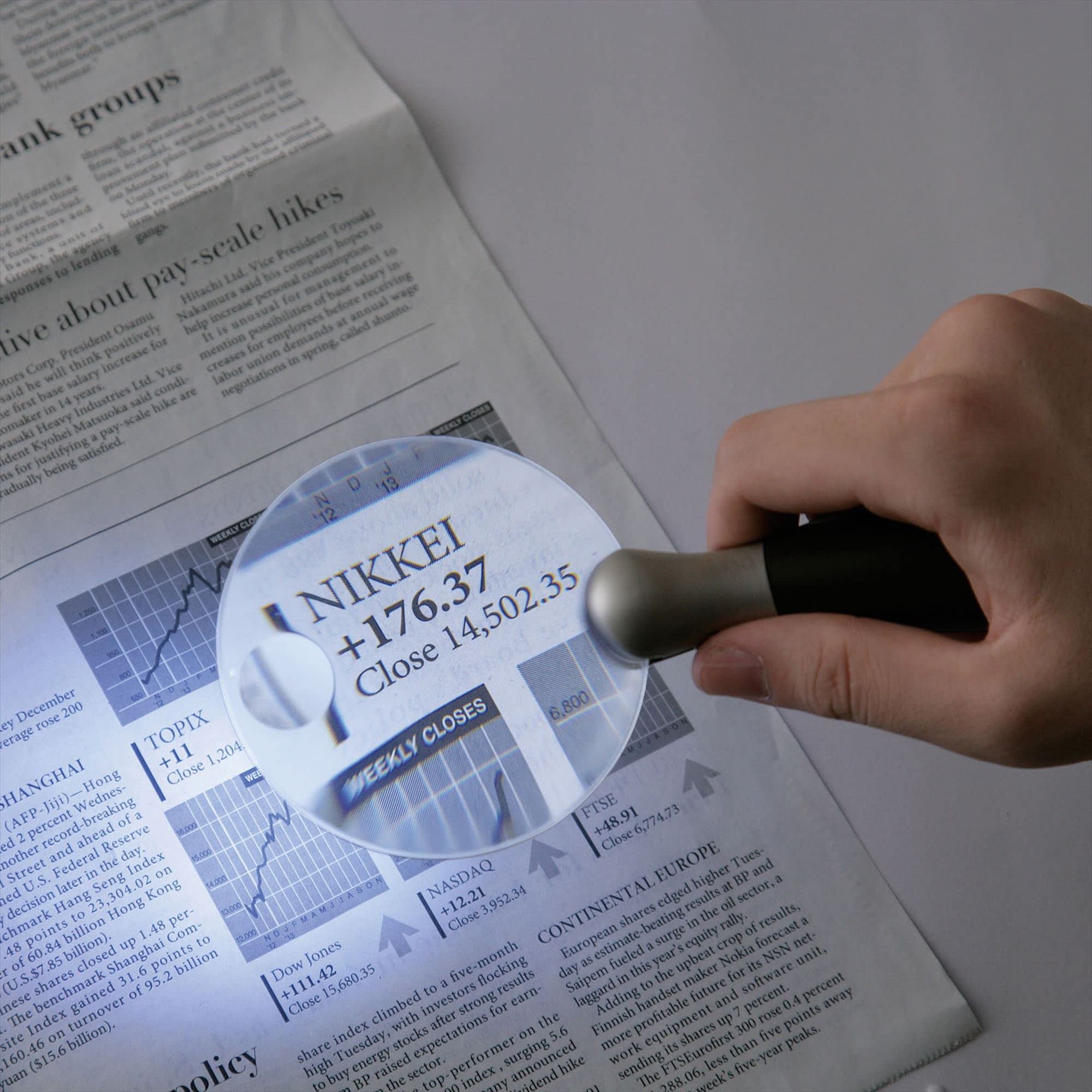 Amazon.com: Raymay Fujii LUP200 Non-Frame Magnifier with LED Light : Office  Products