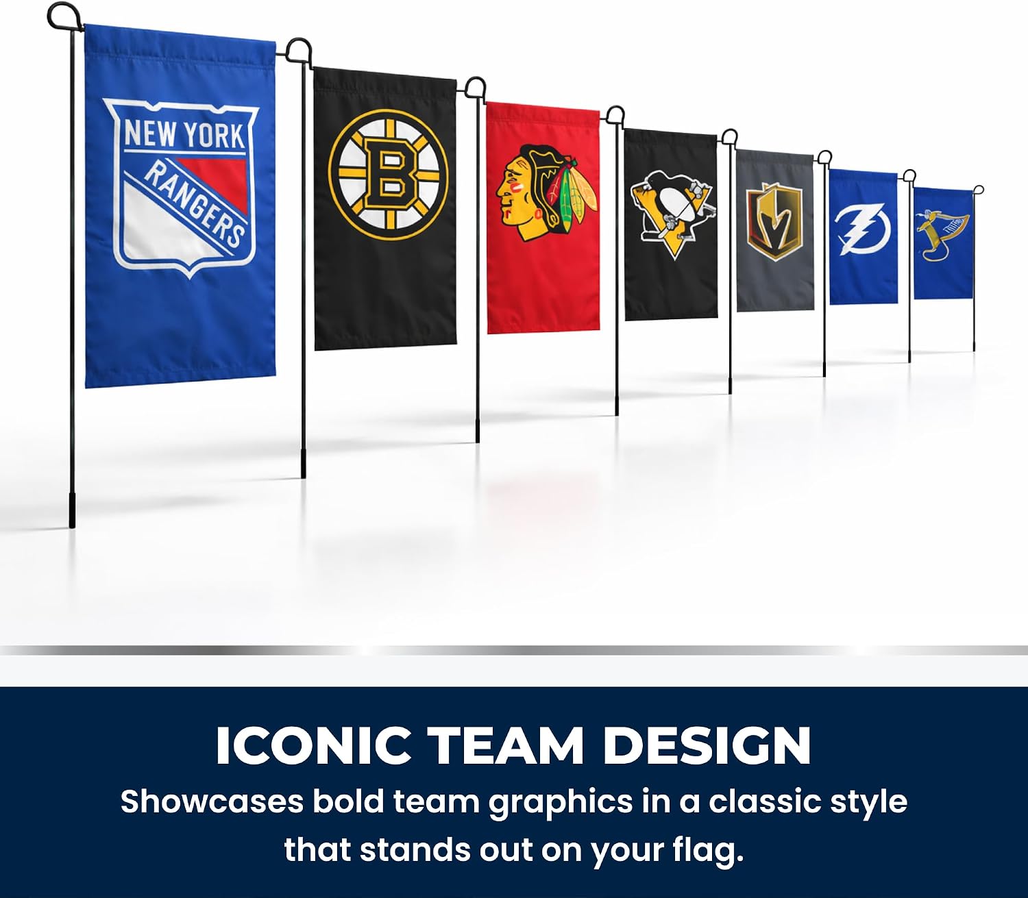 Party Animal NHL Team Premium Garden Flag, Nylon, Detroit Red Wings image 2