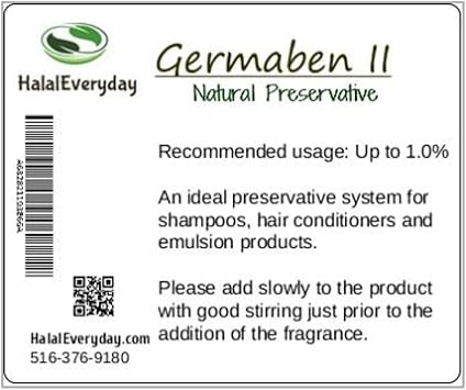 Germaben II - Natural Preservative - Clear Liquid Preservative - Great for making lotion, cream and shampoo- 2oz