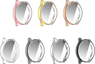 [6-Pack] Senter Case Cover for Amazfit GTR 3, Soft TPU All-Around Bumper with Built-in Screen Protecto for Amazfit GTR 3 Smart Watch