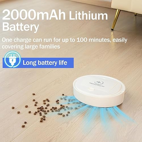 Miniatura 4 de Robot aspirador y trapeador 3 en 1  Succión fuerte de 3000 Pa, antienredos, tiempo de funcionamiento de 120 minutos, ultrafino, bajo ruido,