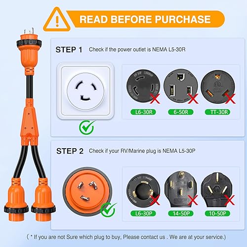 Miniatura 295 de Nilight Cable adaptador de cargador EV de 50 amperios a 50 amperios de 4 clavijas de cobre puro 250 V para soldador, conversión de enchufe Enchufe