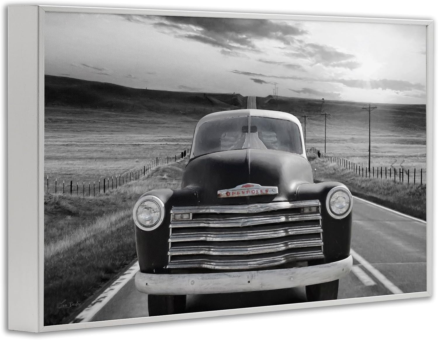 Stupell Industries Vintage Car Photography Framed Giclee Art Design by Lori Deiter