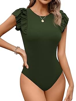 トップス fetico RUFFLED CUFFS WAFFLE BODY SUITSM RUFFLED-CUFFS WAFFLE BODYSUIT｜FETICO