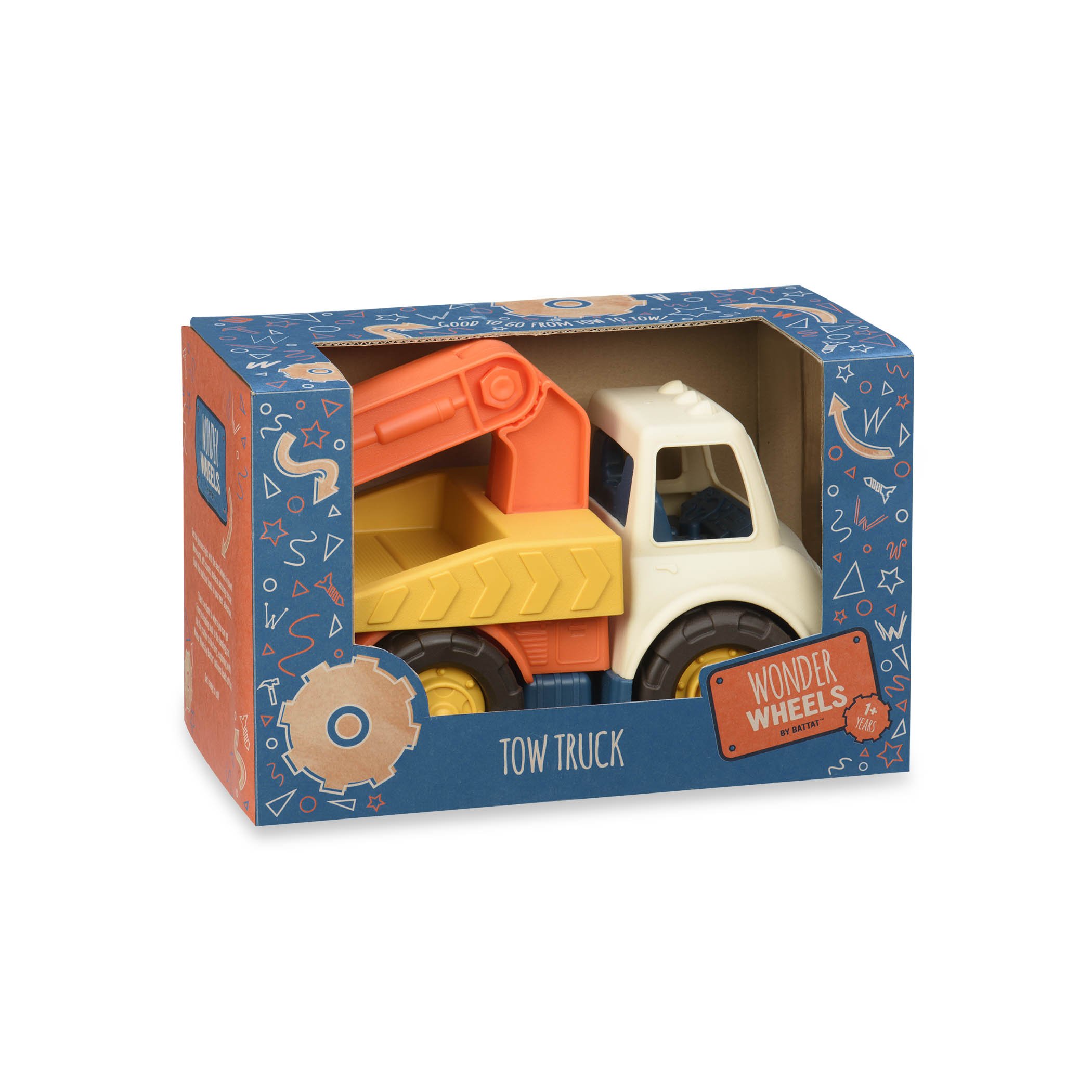 Mua Battat – Wonder Wheels – Set Of 6 Mini Toy Cars For Kids – Race Car, Truck, Taxi, Police, Retro, 4x4 – Pretend Play – Recyclable Materials – Mini Riders – 1 Year Trên Amazon Mỹ Chính Hãng 2026 - View #8