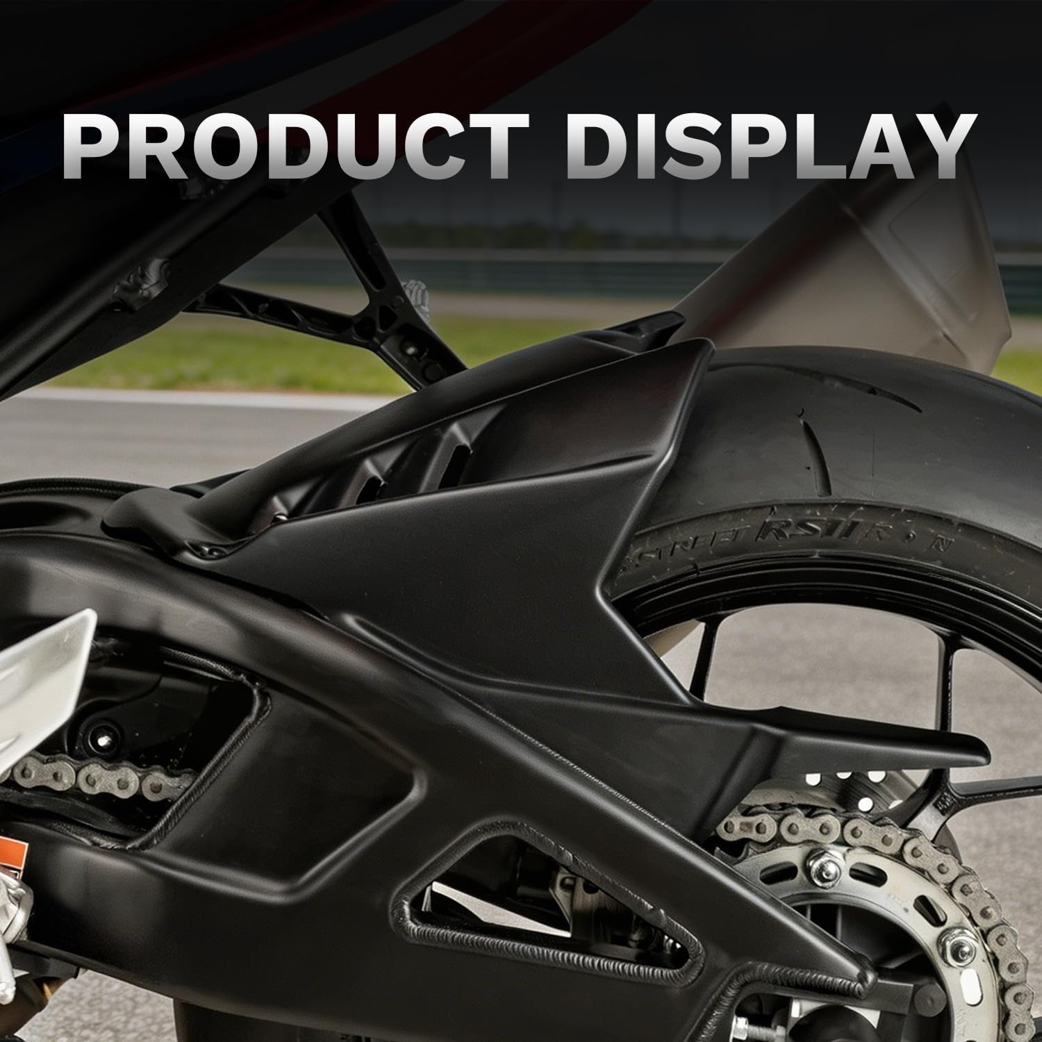 Motorcycle Mudguard Extender Extension Replacement for Honda CBR1000RR-R Fireblade SP CBR1000RR 2020-2025 Rear Mudguards Splash Guard (Type A)
