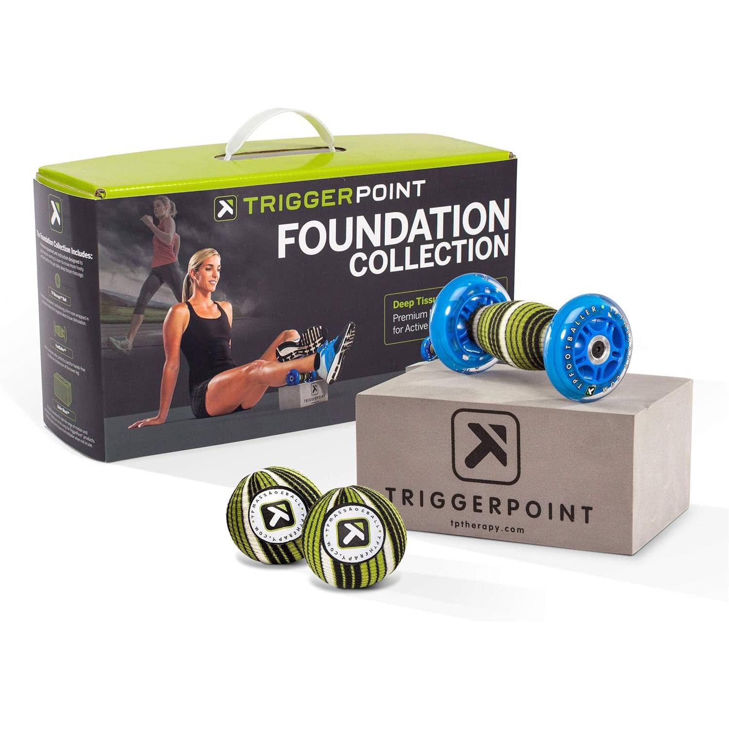 TRIGGERPOINTFoundation TPU Massage Ball, Foot Baller, Baller Block, Quad Baller, TP2 Ball Sleeve, Muscle Massage, Education Video Portal Access