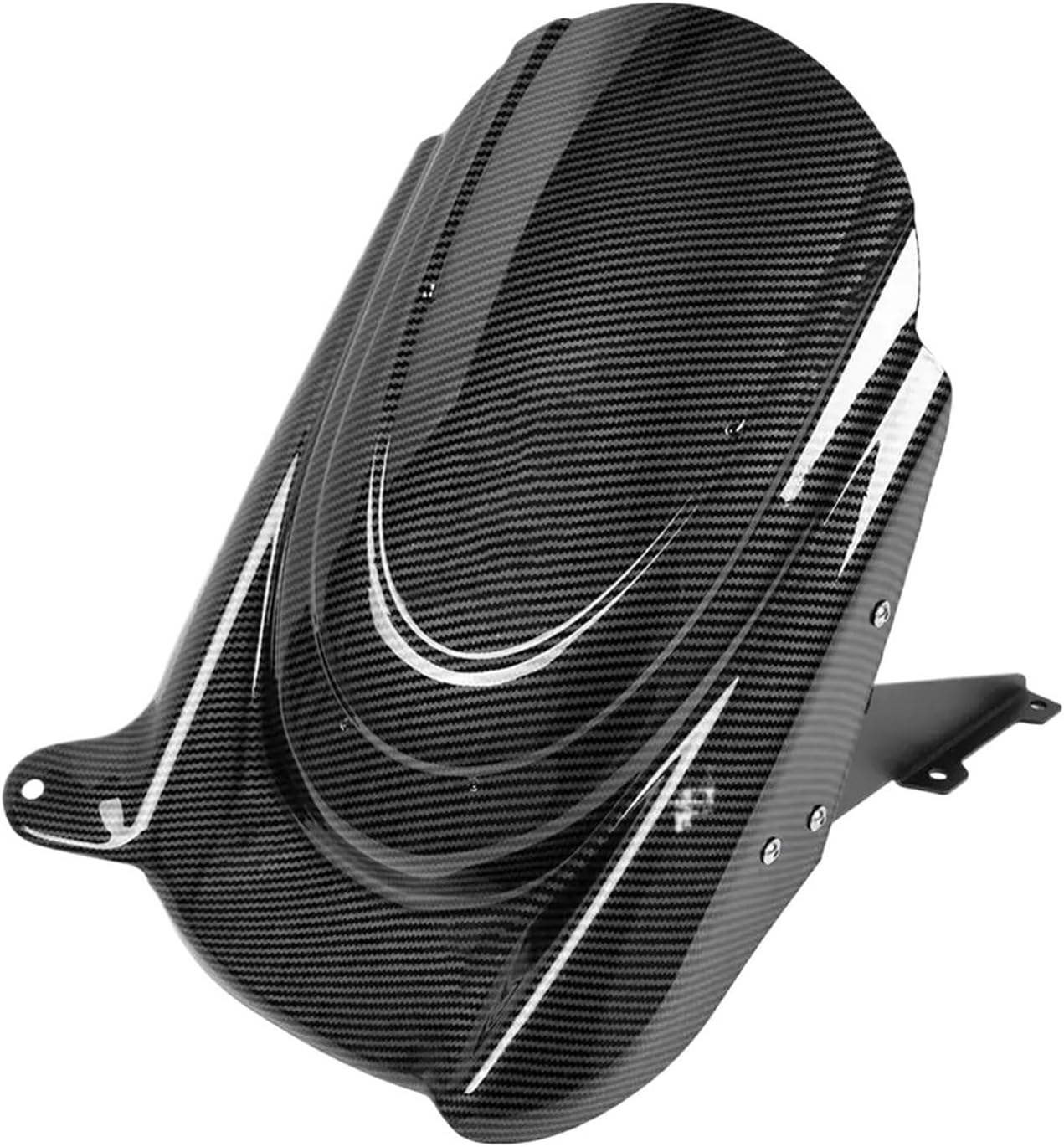Rear Mudguard Fit for Kawasaki Versys650 Fit for VERSYS 650 Hugger Splash Mud Guard Carbon Fiber Pattern Pattern Pattern Pattern 2007-2024(Matte Black)