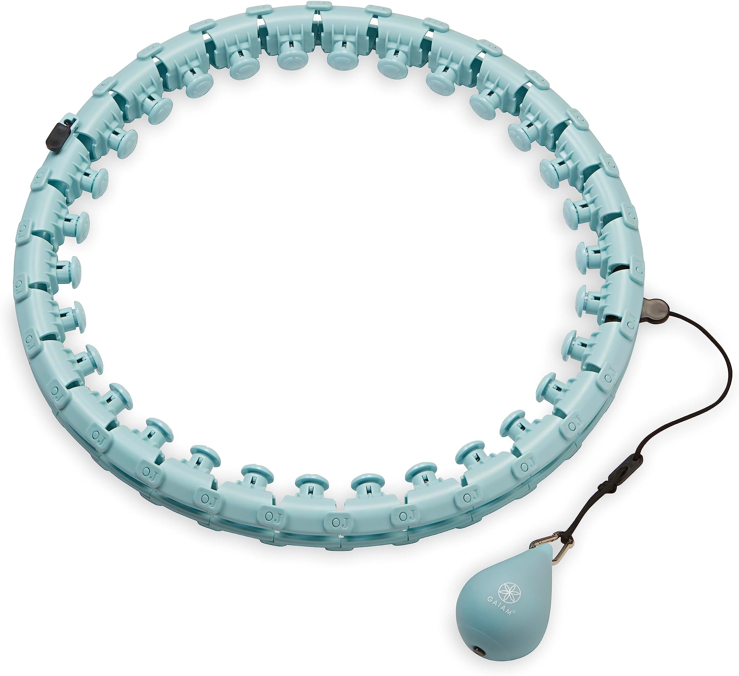 Gaiam Weighted Fitness Hoop with 1 lb Weighted Ball