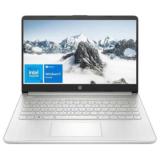 HP Daily Laptop, 14" HD Display, Intel Pentium Silver N5030, 16GB RAM, 1TB SSD, Webcam, HDMI, SD Card Reader, Wi-Fi, Windows 11 Home, Silver