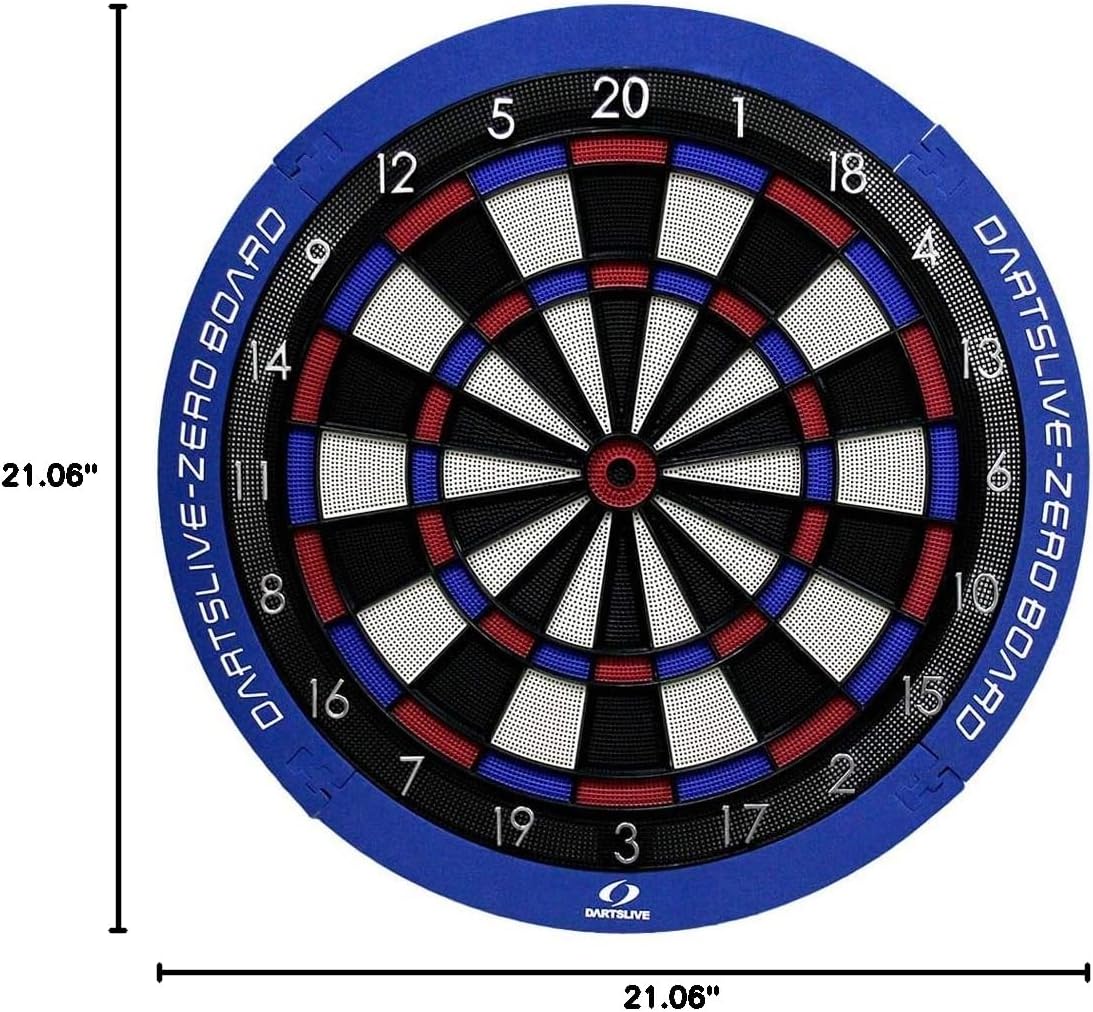 DARTSLIVE-Zero Board with 15.5inch Quiet and Soft Tip Dart Board