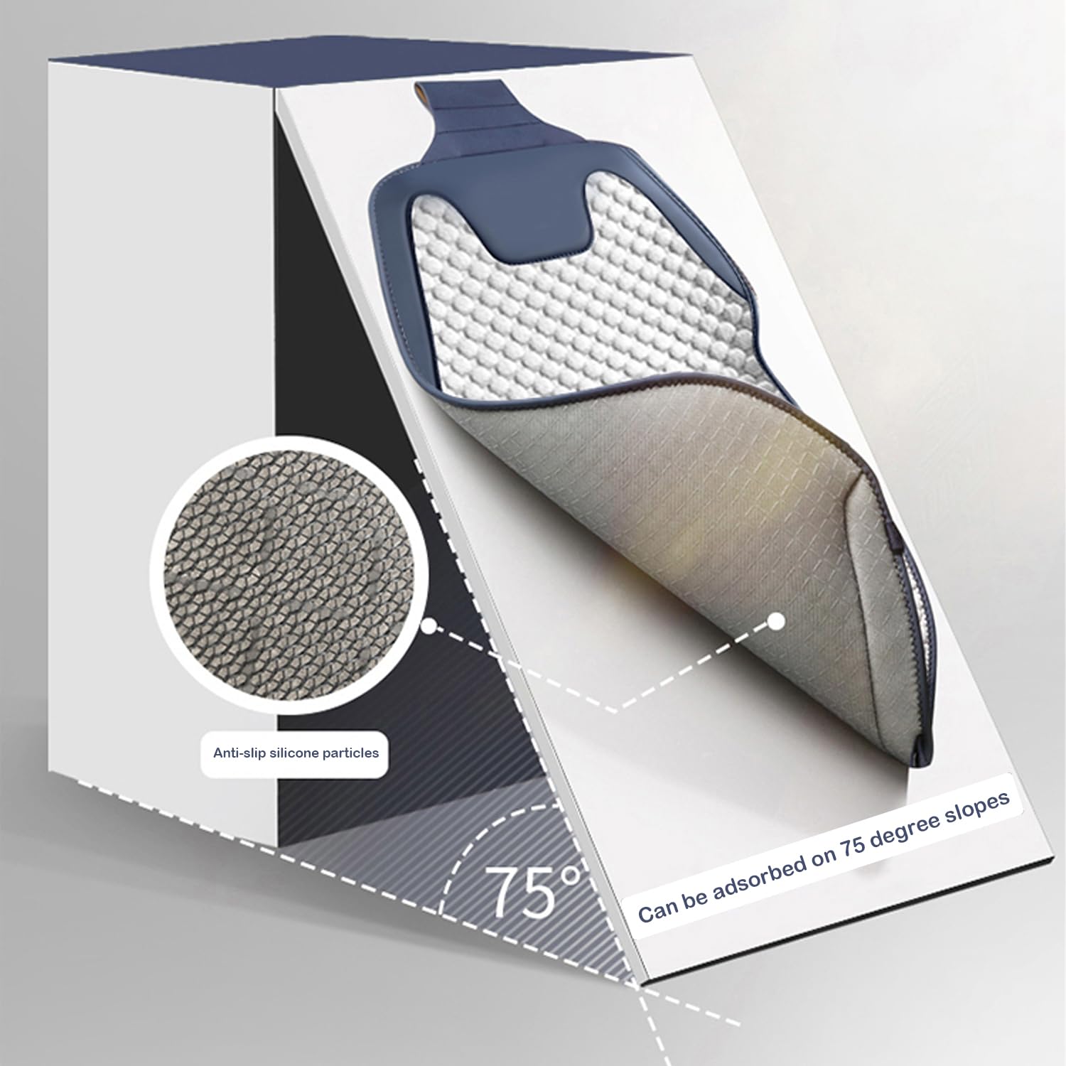 Housse De SièGe De Voiture pour MG MG6 2010-2021 Lin Auto AntidéRapant Respirante SièGe Avant Et ArrièRe Quatre Saisons Tapis,C/White