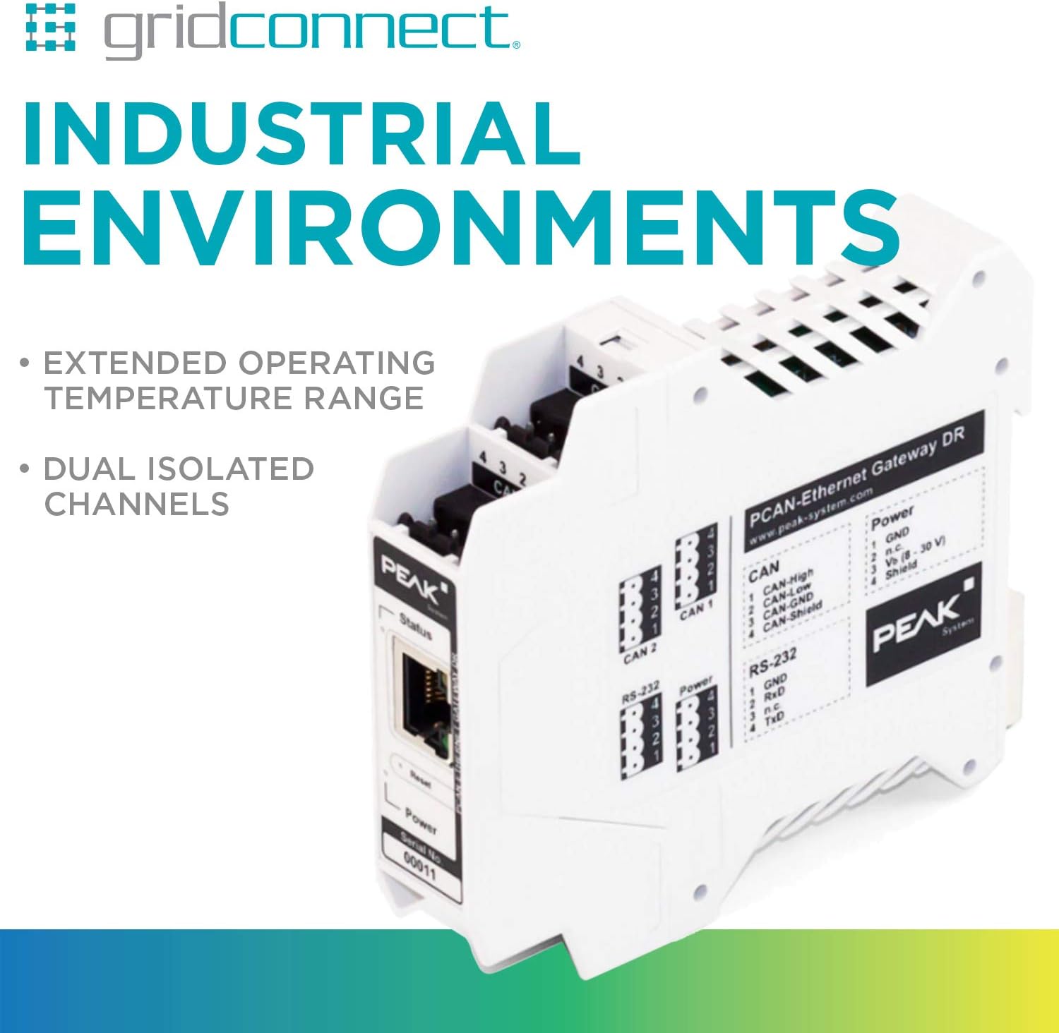 Best Promo CAN Ethernet Gateway DR – IPEH-004010 (GC-CAN-ENET-GW)