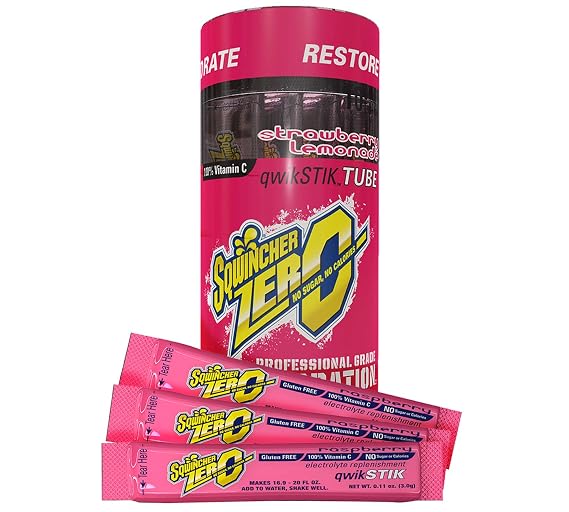 Sqwincher Qwik Stik 10 Count Tubes Variety Bundle -1 Tube Each