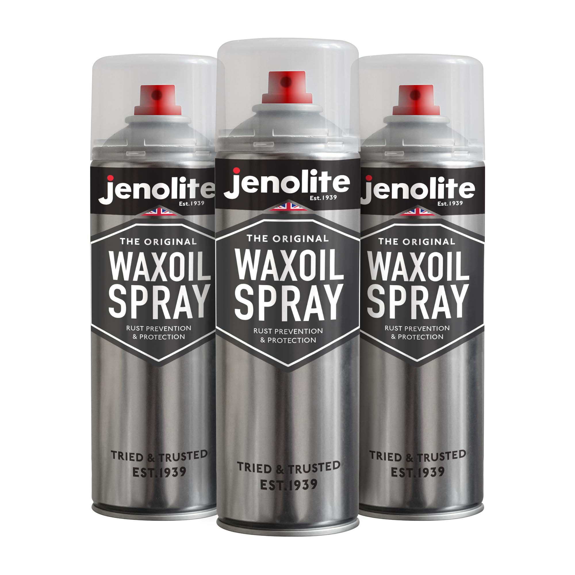 Waxoil Rust Prevention & Protection Aerosol Spray | 3x500ml | CLEAR | Waxoil Aerosol Spray for Cars, Vans & Motorbikes | Rust Protection | Ideal Underseal For Cars